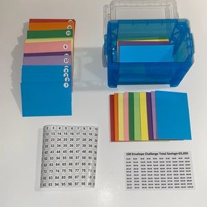 100 Envelope Savings Challenge Kit (Blue) Save $5050